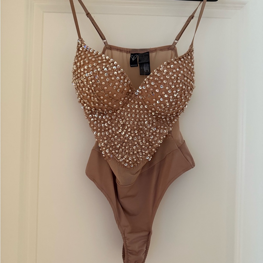 Windsor Sparkle Nude Bodysuit